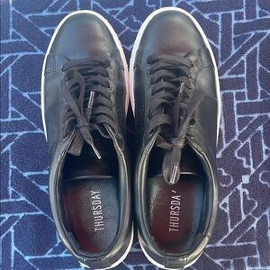 Thursday Boot Company Black Lace-Up Sneakers